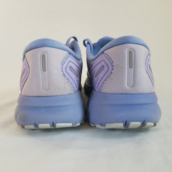 Brooks Ghost 14 Shoes Women SIZE 7 Purple Silver Running Walking Sneakers Traine - Picture 5 of 16